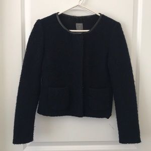 Gap Knit Collarless Jacket